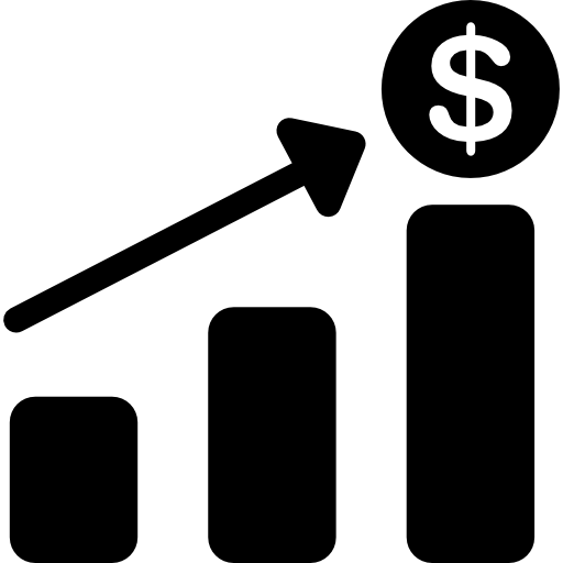 Financial bar chart